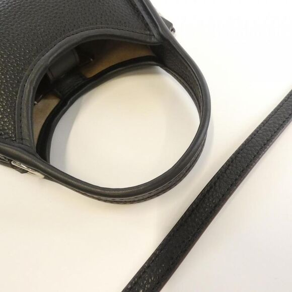 Pre Loved coach Black Leather Handbag Women black | black Crossbody Bags - Picture 3 of 6